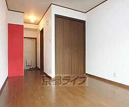 京都市営烏丸線 国際会館駅 徒歩9分の賃貸アパート 1階1Kのリビング/ダイニング