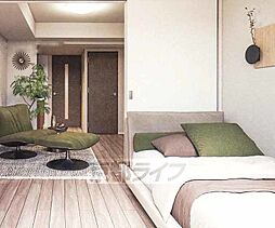 JR山陰本線 二条駅 徒歩15分の賃貸マンション 7階2Kのリビング/ダイニング