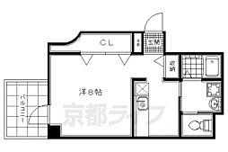 京福電気鉄道北野線 北野白梅町駅 徒歩16分 5階/-
