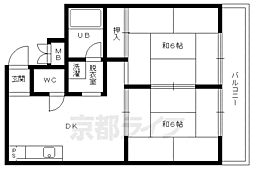 京福電気鉄道北野線 北野白梅町駅 徒歩14分 4階/-
