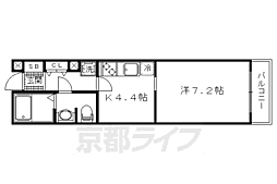 京福電気鉄道北野線 北野白梅町駅 徒歩7分 1階/-