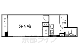ピアッツア・アルテ 1Kの間取図画像