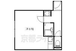 ジュネス東條 ワンルームの間取図画像