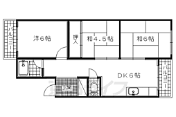 三榮ハイツ 3DKの間取図画像