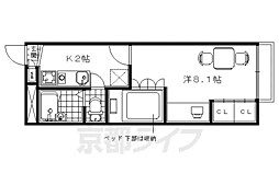 レオパレスＨＩＲＯＳＨＩＢＡ 2階/201