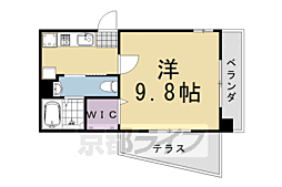 ドマーニ 1Kの間取図画像