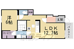 スリージェ2 1LDKの間取図画像