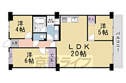 コトーハイツ伏見稲荷Ｃ棟 6階/613