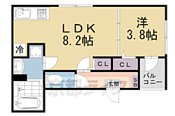 ハーモニーテラス深草仙石屋敷町II 2階/202