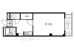 クランベリー 1Kの間取図画像
