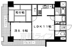 ライオンズマンション京都河原町第2 4階