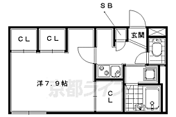 ディスポレール 1Kの間取図画像