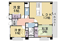 パインフィールド山科 2階/201