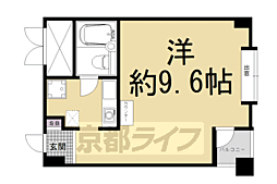 グランドパレス堀川 1Kの間取図画像