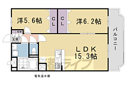 グレース・フレア 2LDKの間取図画像