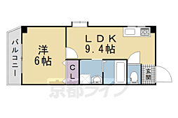 M'プラザ津田駅前参番館 1LDKの間取図画像