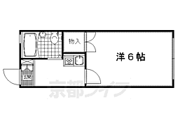 レオパレス久世 1Kの間取図画像
