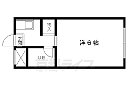 コーポマルス 1Kの間取図画像