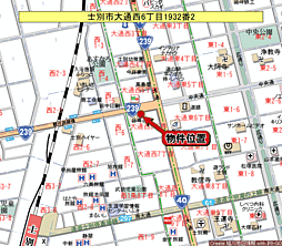 士別大通西6丁目　売地の土地画像