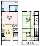 松原市田井城3丁目 2階建 築53年のイメージ