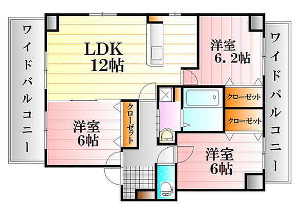 同じ建物の物件間取り写真 - ID:234022658340