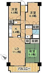 間取図画像 3LDK