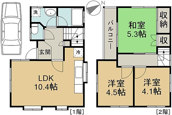間取りを拡大表示