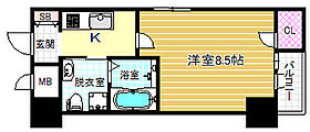 HS梅田EAST  ｜ 大阪府大阪市北区西天満5丁目（賃貸マンション1K・8階・26.78㎡） その2