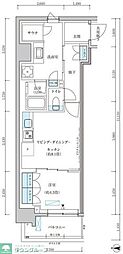 パークアクシス池袋イースト 1LDKの間取図画像