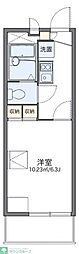 レオパレスQUATTRO 1Kの間取図画像