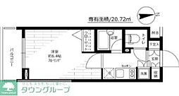 スパシエ練馬アヴィニティー 1Kの間取図画像