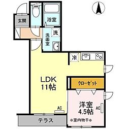 esola大泉学園 1LDKの間取図画像