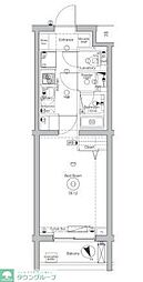 dips成増 1Kの間取図画像