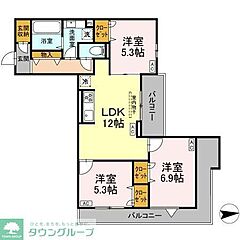 物件の間取り