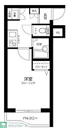 スカイコート練馬桜台 1Kの間取図画像
