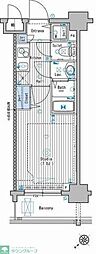 グランド・ガーラ池袋 1Kの間取図画像