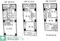 東武東上線 大山駅 徒歩4分の賃貸マンション 4階4LDKの間取り