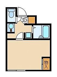 レオネクストＲＩＶＥ　ＭIII 1階1Kの間取り