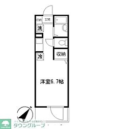 東京メトロ有楽町線 地下鉄赤塚駅 徒歩1分の賃貸マンション 3階1Kの間取り