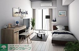 東武東上線 大山駅 徒歩4分の賃貸マンション 3階1Kのリビング/ダイニング