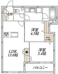L's Plus 豊玉中 2LDKの間取図画像
