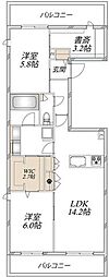 L's Plus 豊玉中 2LDKの間取図画像