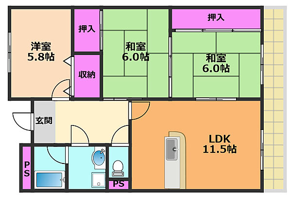 画像2:間取