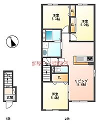 スカイ・レラ 2階