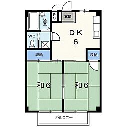 間取図画像 2DK