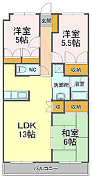 パークホームズ壱番館 3LDKの間取図画像