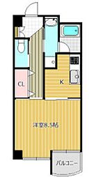 ANGELOOTOWA 1Kの間取図画像