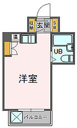 フォーブル平井 ワンルームの間取図画像