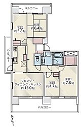 間取図画像 4LDK