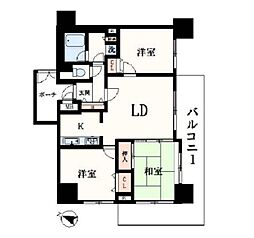 マイキャッスル青梅 3LDKの間取図画像